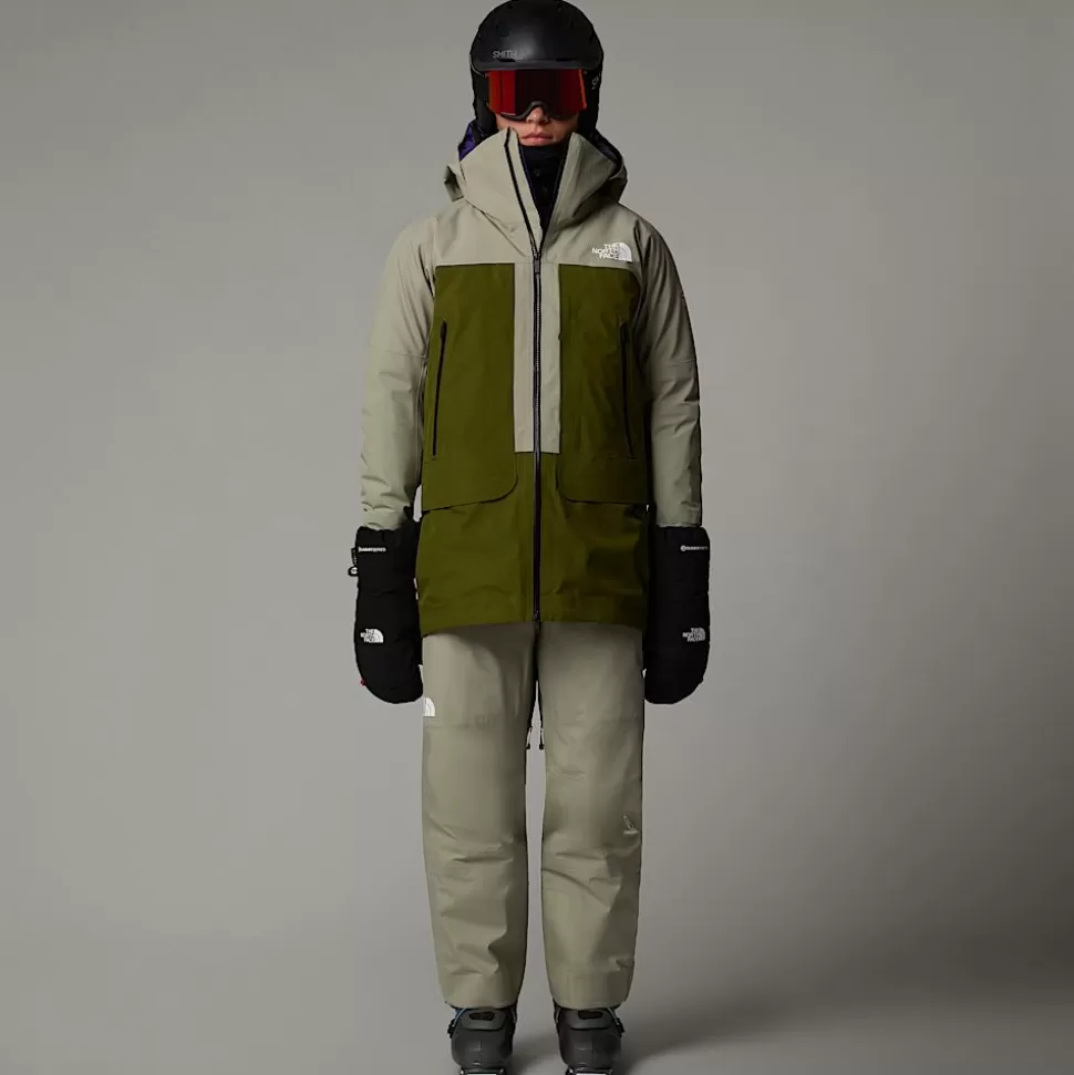 The North Face Chaqueta GORE-TEX® Summit Verbier Para Mujer Clay Grey-Forest Olive Clearance