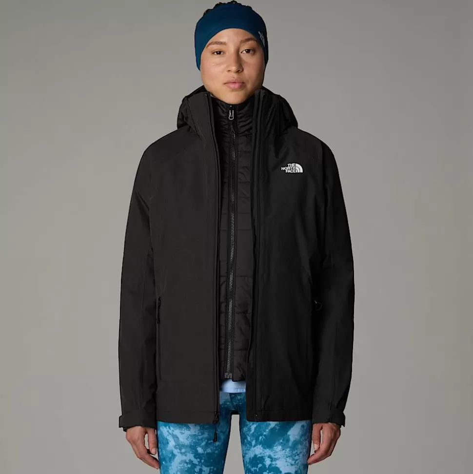 The North Face Chaqueta Inlux Triclimate Para Mujer TNF Black Heather-TNF Black Flash Sale