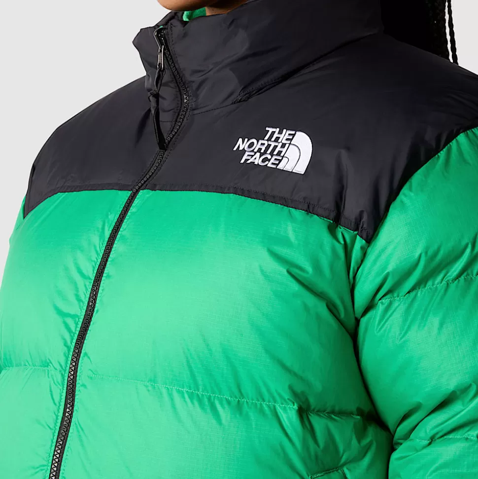 The North Face Chaqueta Nuptse Retro 1996 De Talla Grande Para Mujer Optic Emerald Clearance