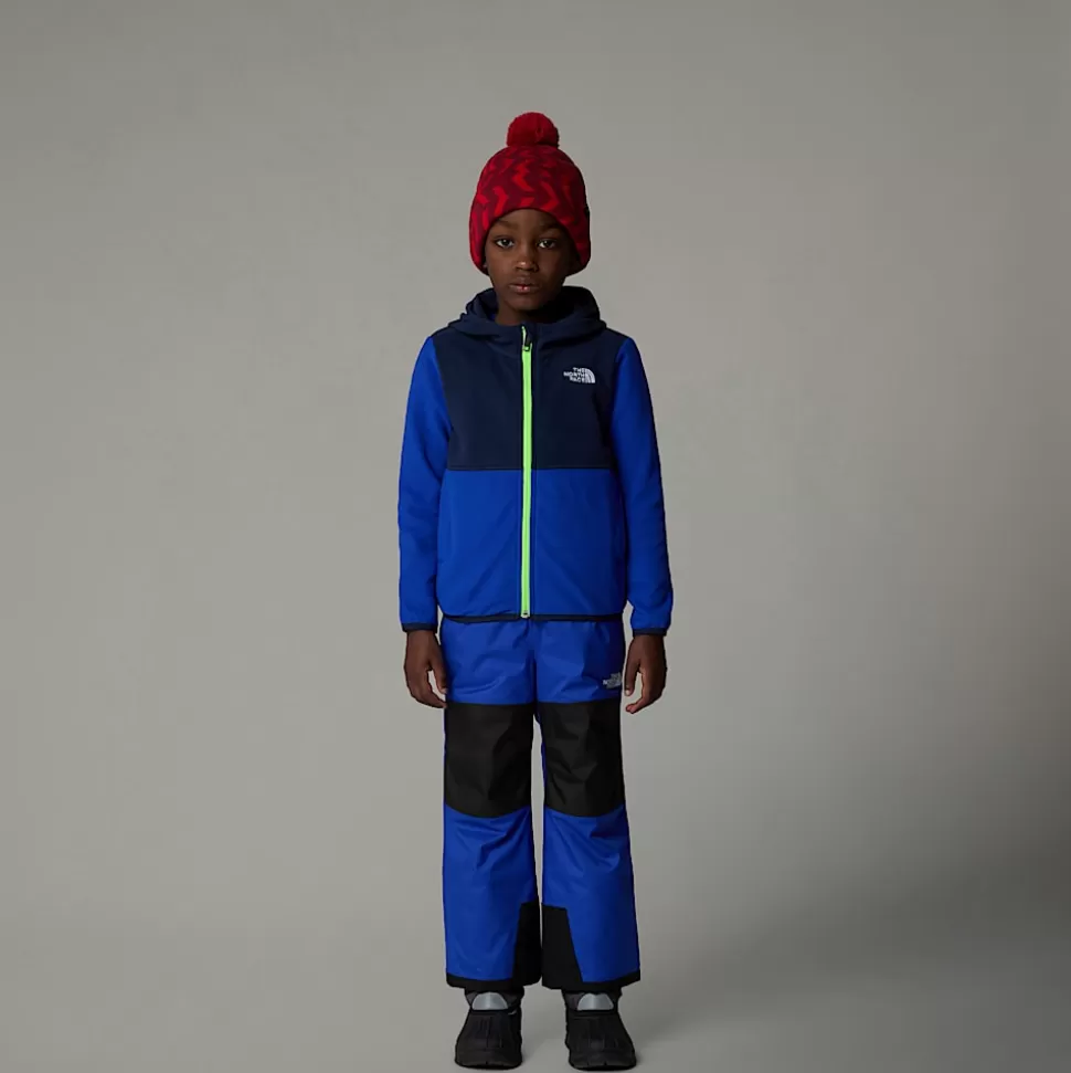 The North Face Chaqueta Polar Con Capucha Y Cremallera Integral Glacier Para Niños TNF Blue Flash Sale