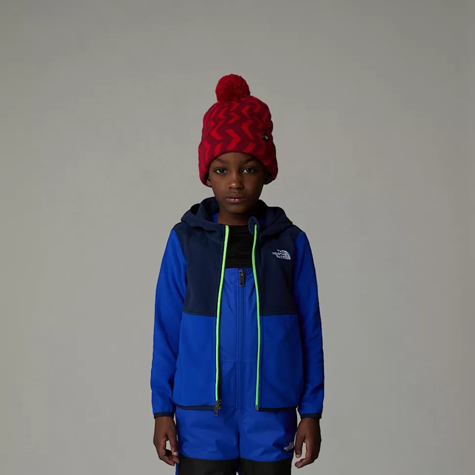 The North Face Chaqueta Polar Con Capucha Y Cremallera Integral Glacier Para Niños TNF Blue Flash Sale
