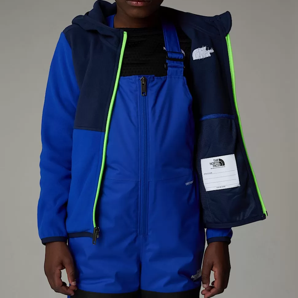 The North Face Chaqueta Polar Con Capucha Y Cremallera Integral Glacier Para Niños TNF Blue Flash Sale