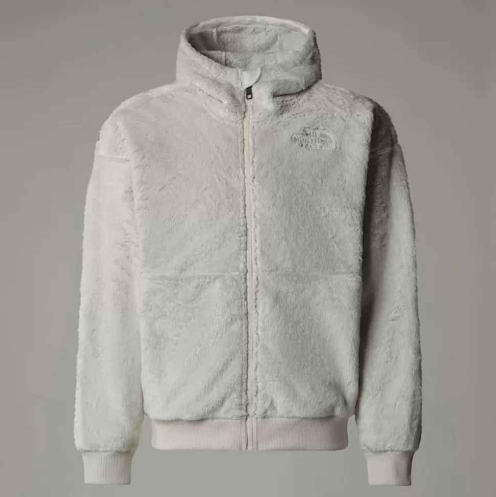 The North Face Chaqueta Polar Con Capucha Y Cremallera Integral Osito Para Niña White Dune Clearance