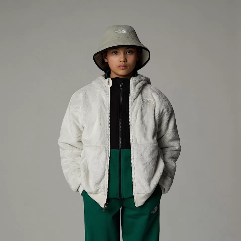 The North Face Chaqueta Polar Con Capucha Y Cremallera Integral Osito Para Niña White Dune Clearance
