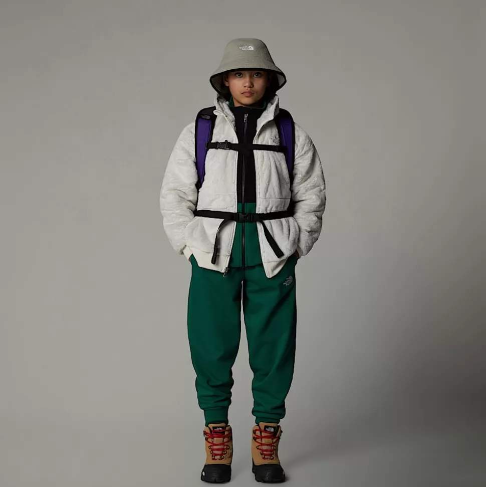 The North Face Chaqueta Polar Con Capucha Y Cremallera Integral Osito Para Niña White Dune Clearance