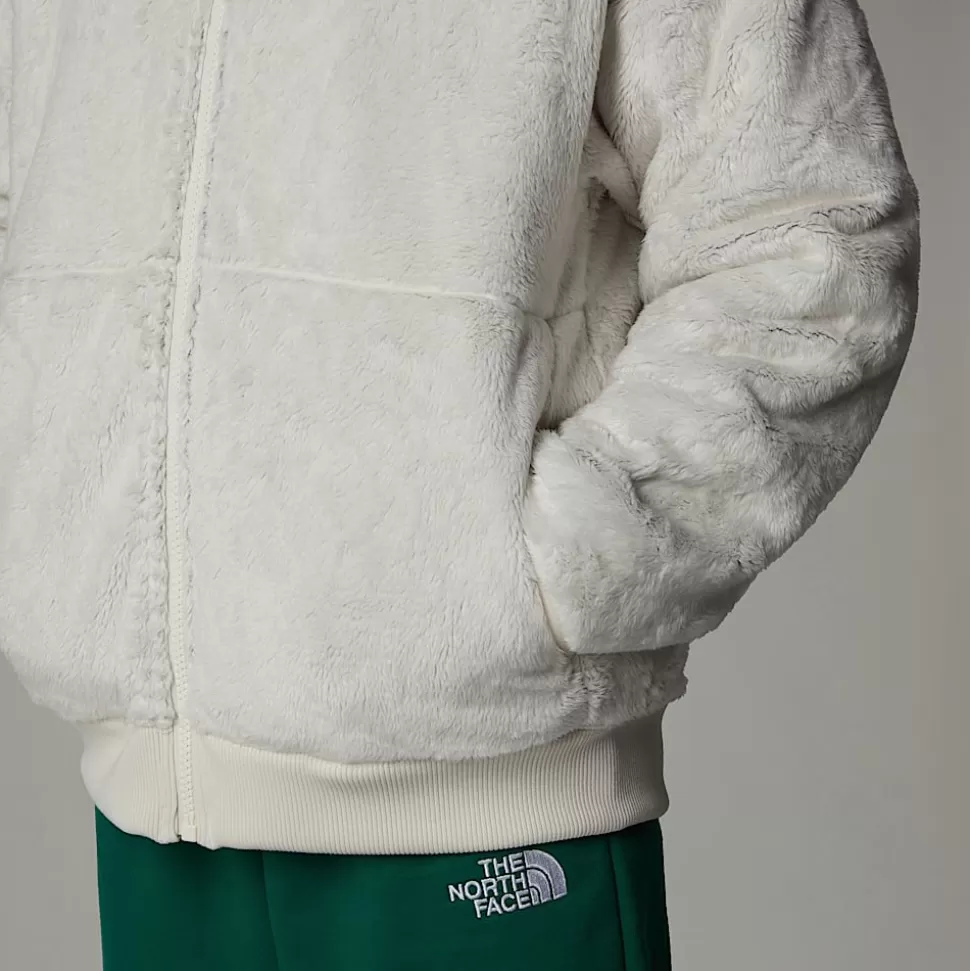 The North Face Chaqueta Polar Con Capucha Y Cremallera Integral Osito Para Niña White Dune Clearance