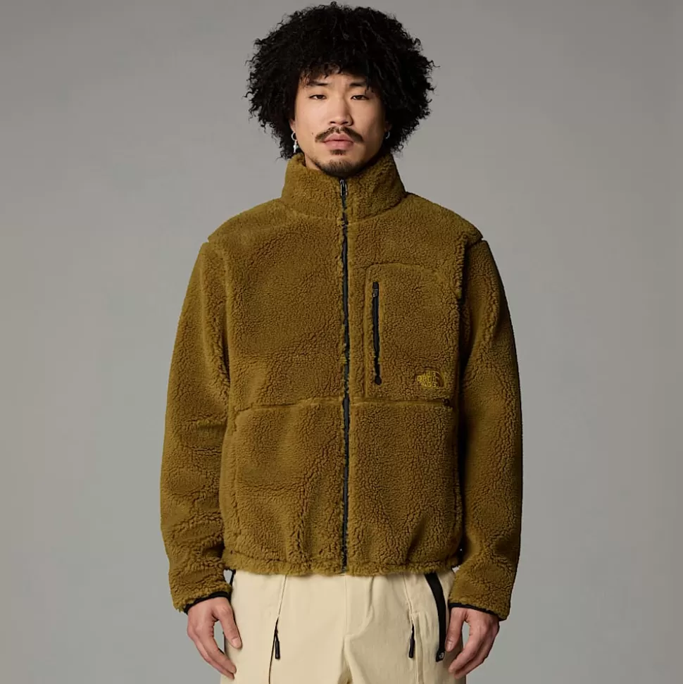 The North Face Chaqueta Polar Con Cremallera Integral Extreme Pile Para Hombre Moss Green-TNF Black Cheap