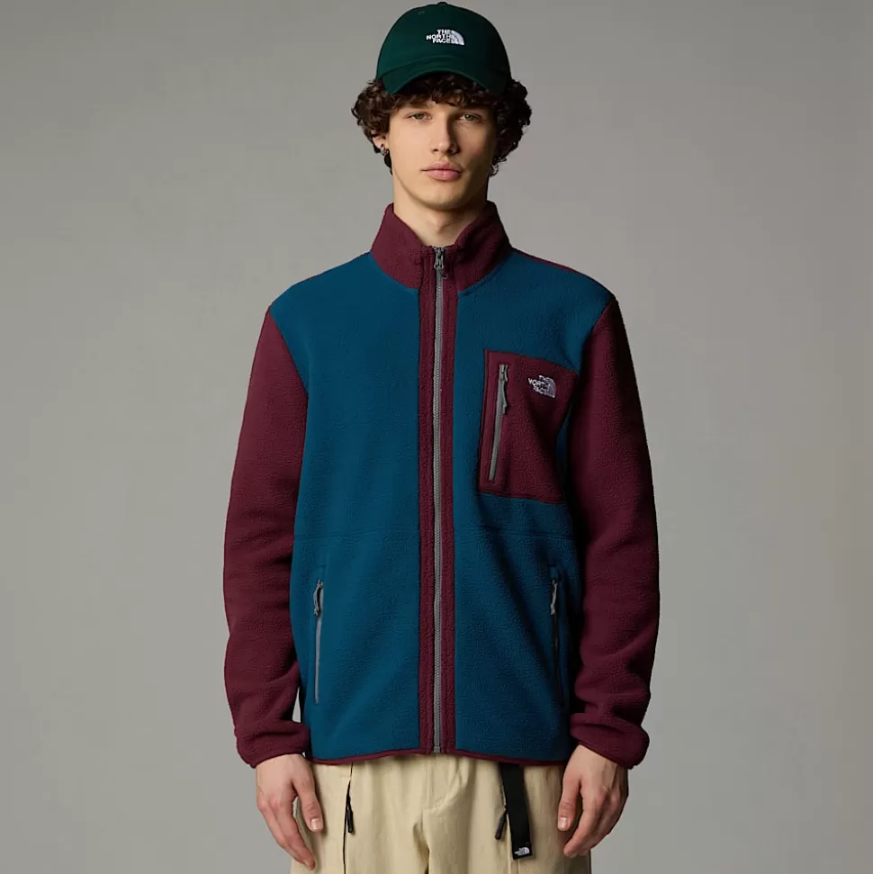 The North Face Chaqueta Polar Con Cremallera Integral Yumiori Para Hombre Midnight Petrol-Alpine Plum-Smoked Pearl Sale