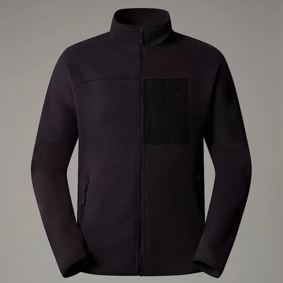 The North Face Chaqueta Polar Front Range Para Hombre TNF Black Heather Flash Sale
