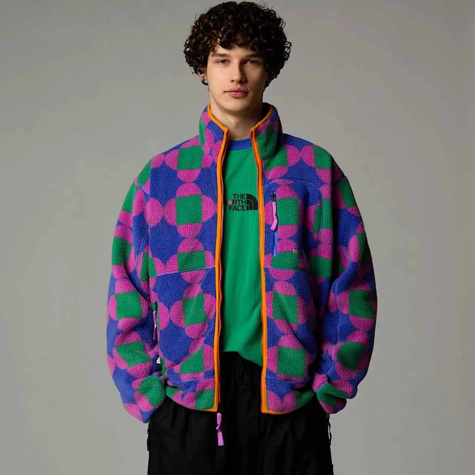 The North Face Chaqueta Polar Reversible Estampada TNF X Yinka Ilori Unisex Solar Blue Lets Blossom Together Print Store