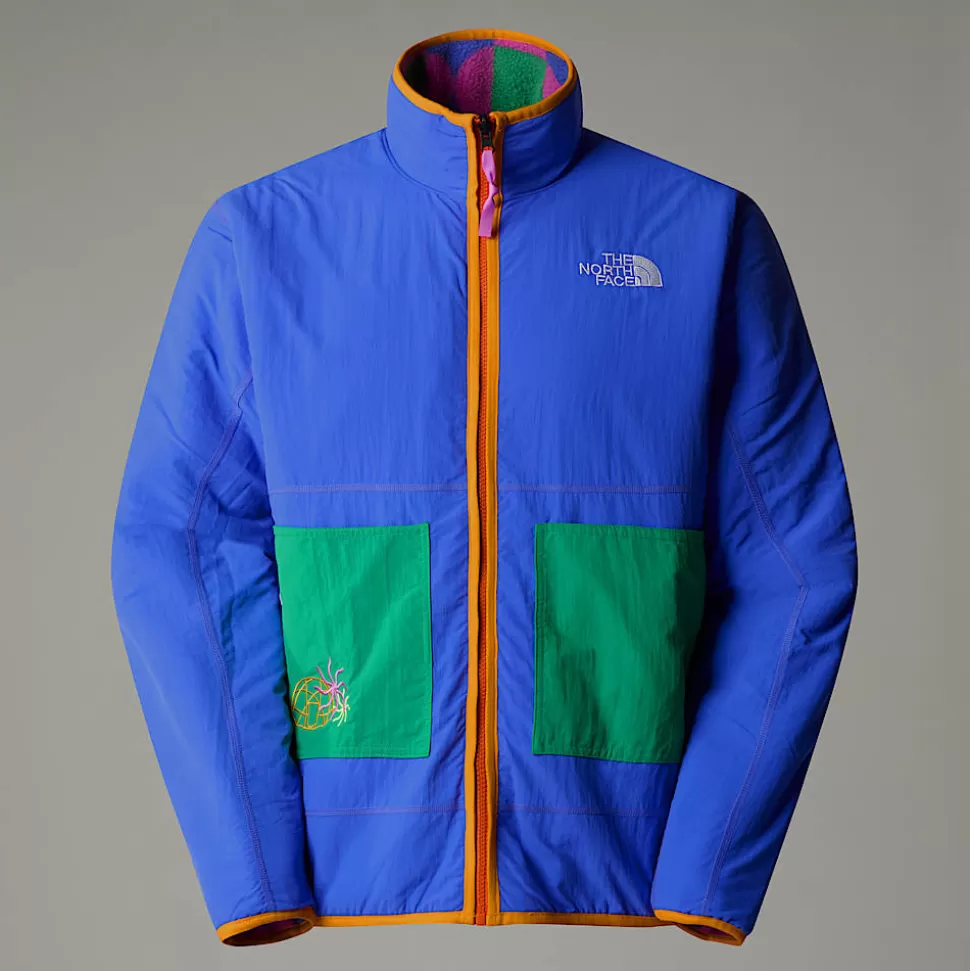 The North Face Chaqueta Polar Reversible Estampada TNF X Yinka Ilori Unisex Solar Blue Lets Blossom Together Print Store