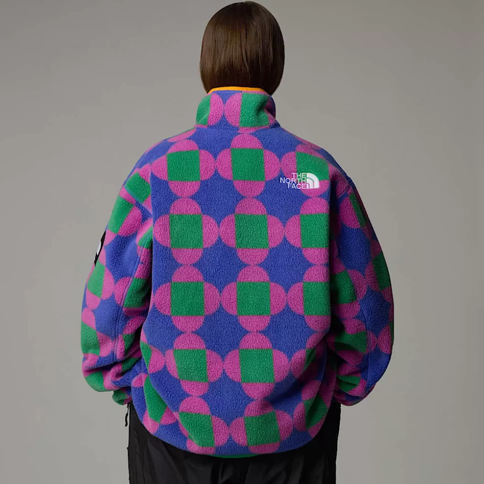 The North Face Chaqueta Polar Reversible Estampada TNF X Yinka Ilori Unisex Solar Blue Lets Blossom Together Print Store