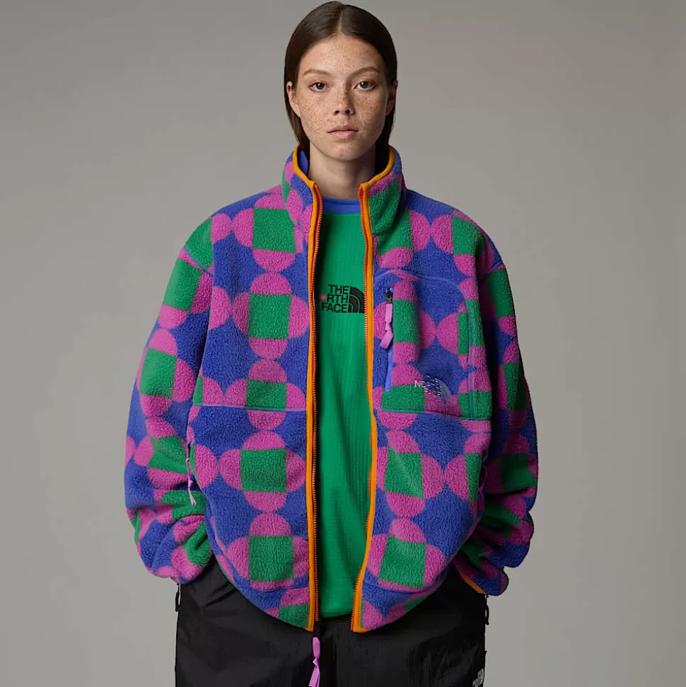 The North Face Chaqueta Polar Reversible Estampada TNF X Yinka Ilori Unisex Solar Blue Lets Blossom Together Print Store