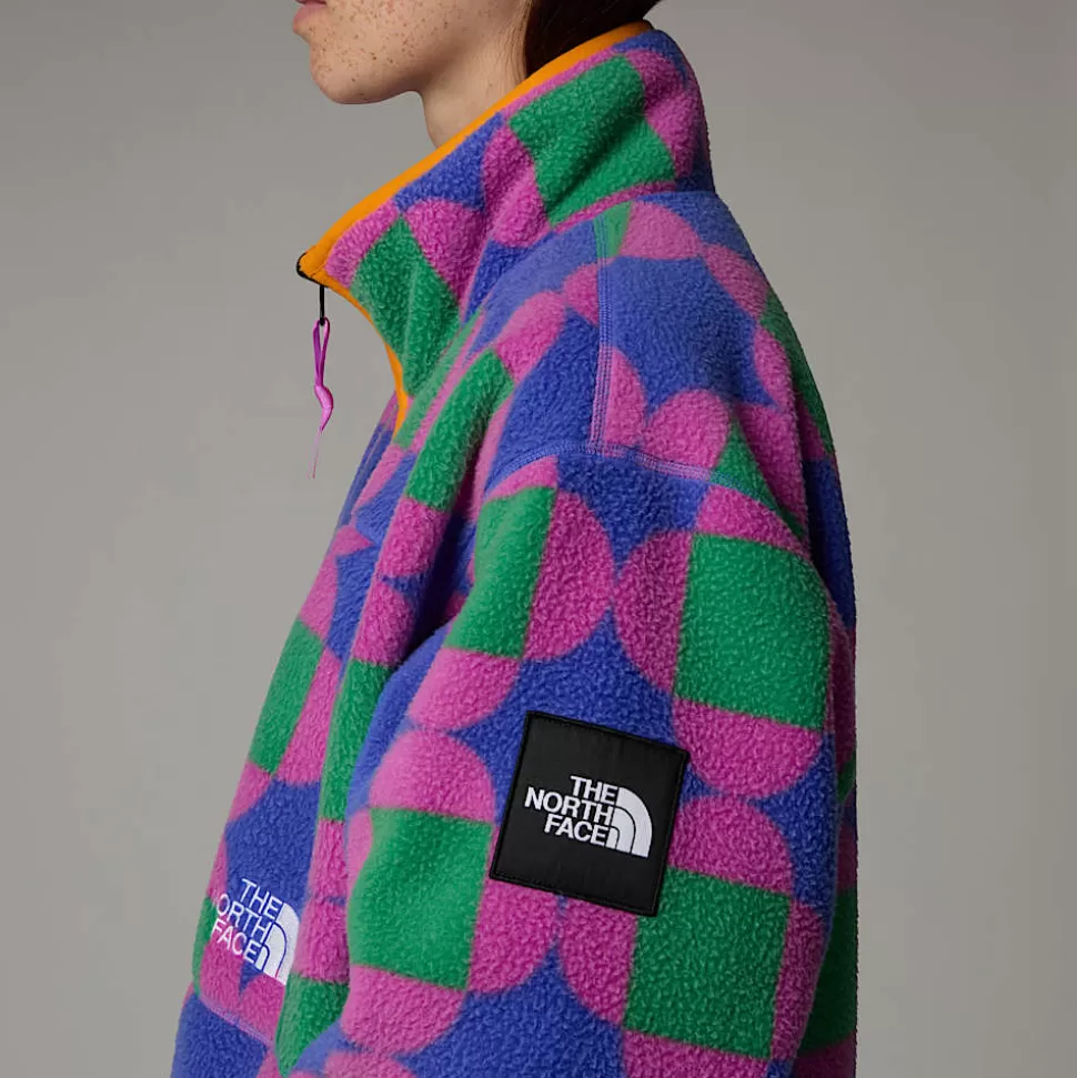 The North Face Chaqueta Polar Reversible Estampada TNF X Yinka Ilori Unisex Solar Blue Lets Blossom Together Print Store