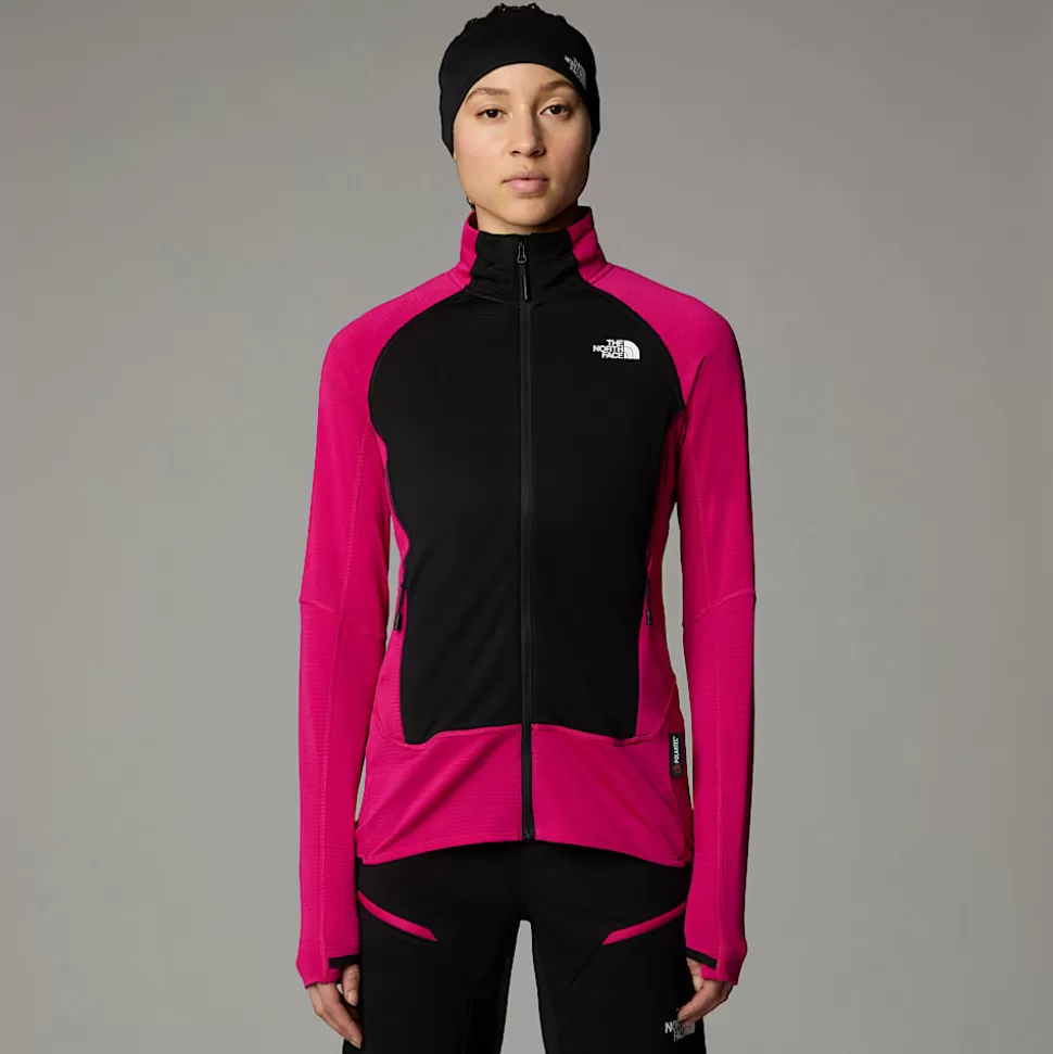 The North Face Chaqueta Polartec® Power Grid™ Bolt Para Mujer PINK PRIMROSE/TNF WHITE Cheap