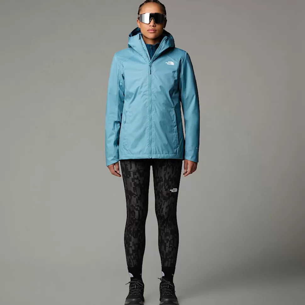 The North Face Chaqueta Quest Zip-In Triclimate® Para Mujer Algae Blue-Midnight Petrol Hot