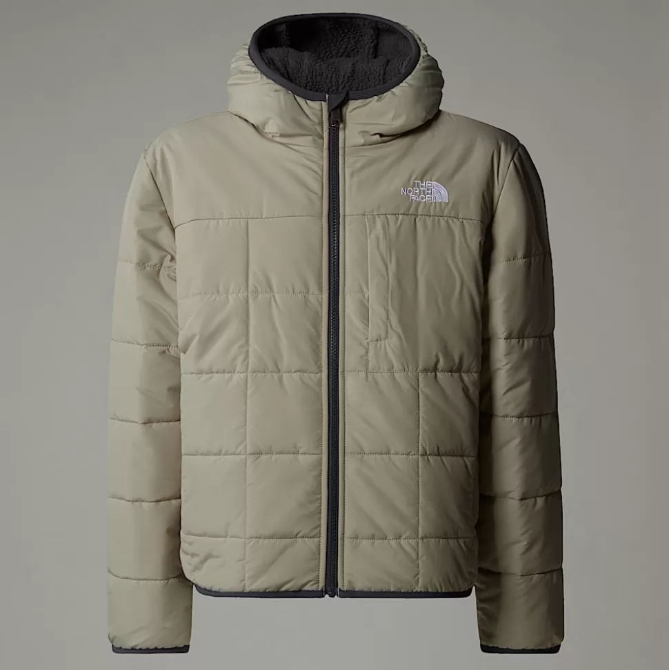 The North Face Chaqueta Reversible Con Capucha Y Cremallera Integral Shasta Para Niño Clay Grey Cheap