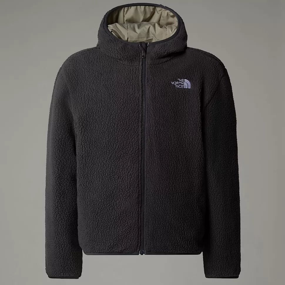 The North Face Chaqueta Reversible Con Capucha Y Cremallera Integral Shasta Para Niño Clay Grey Cheap