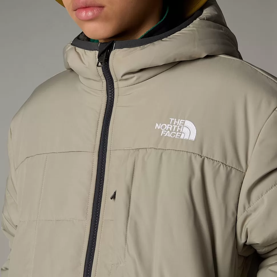 The North Face Chaqueta Reversible Con Capucha Y Cremallera Integral Shasta Para Niño Clay Grey Cheap