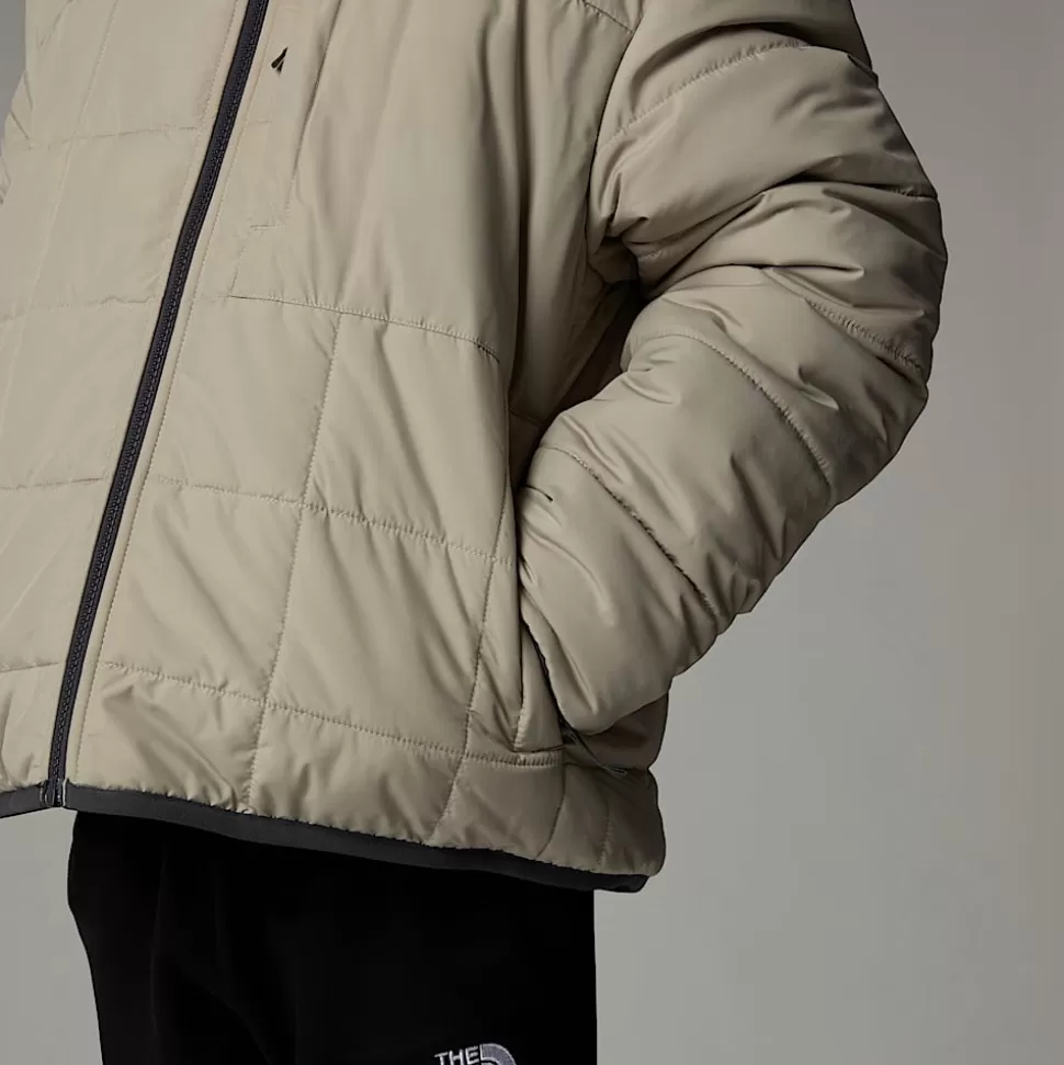 The North Face Chaqueta Reversible Con Capucha Y Cremallera Integral Shasta Para Niño Clay Grey Cheap