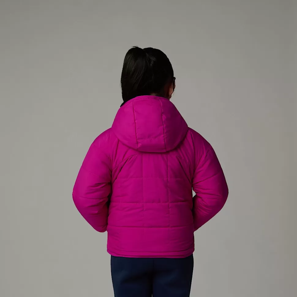 The North Face Chaqueta Reversible Con Capucha Y Cremallera Integral Shasta Para Niños Deep Mulberry Shop