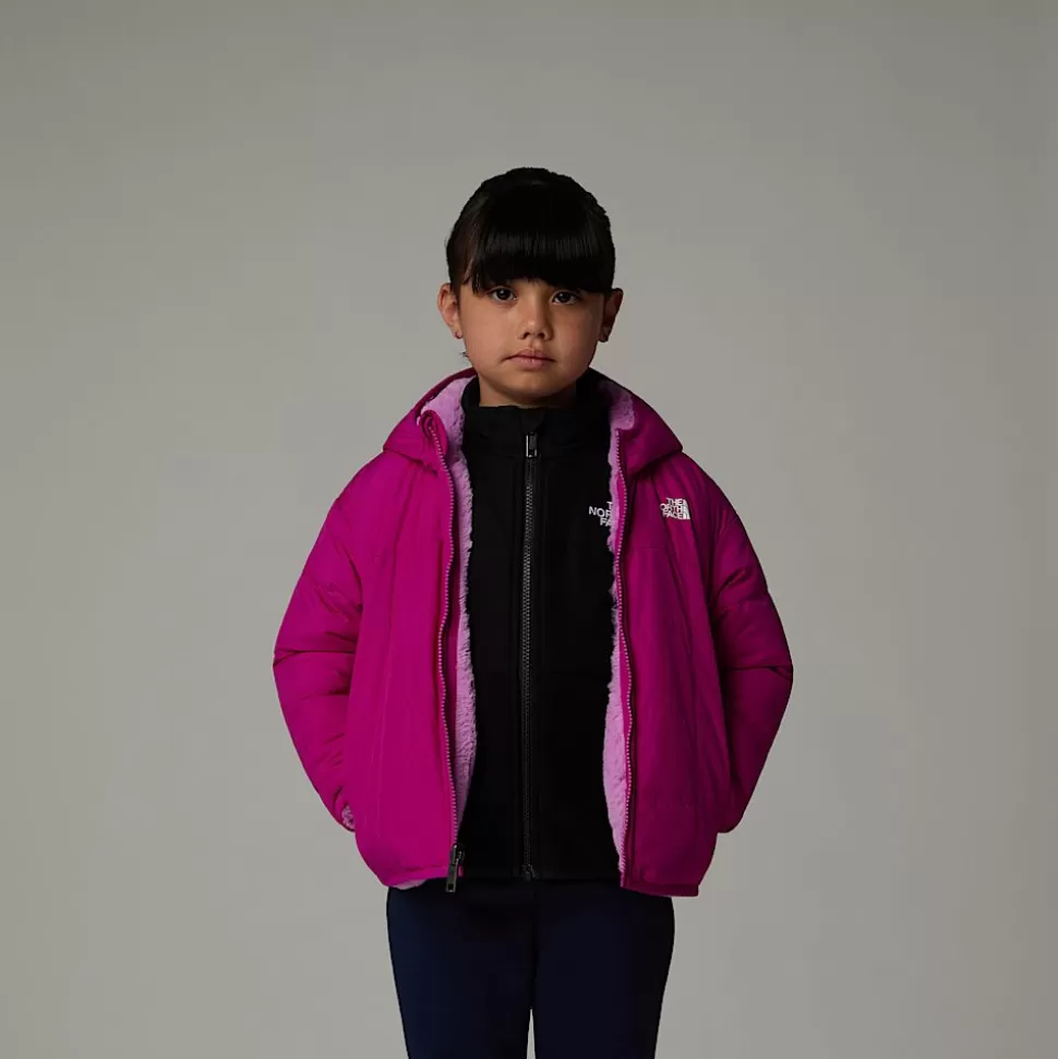 The North Face Chaqueta Reversible Con Capucha Y Cremallera Integral Shasta Para Niños Deep Mulberry Shop