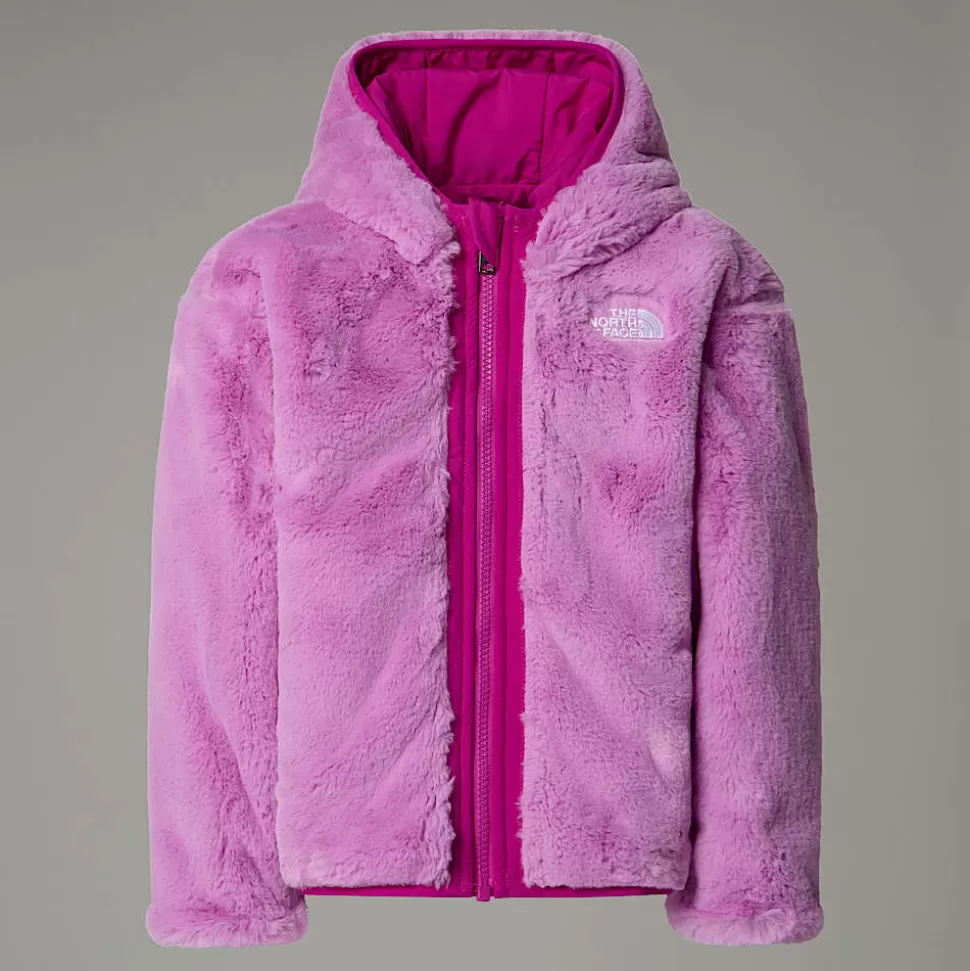 The North Face Chaqueta Reversible Con Capucha Y Cremallera Integral Shasta Para Niños Deep Mulberry Shop