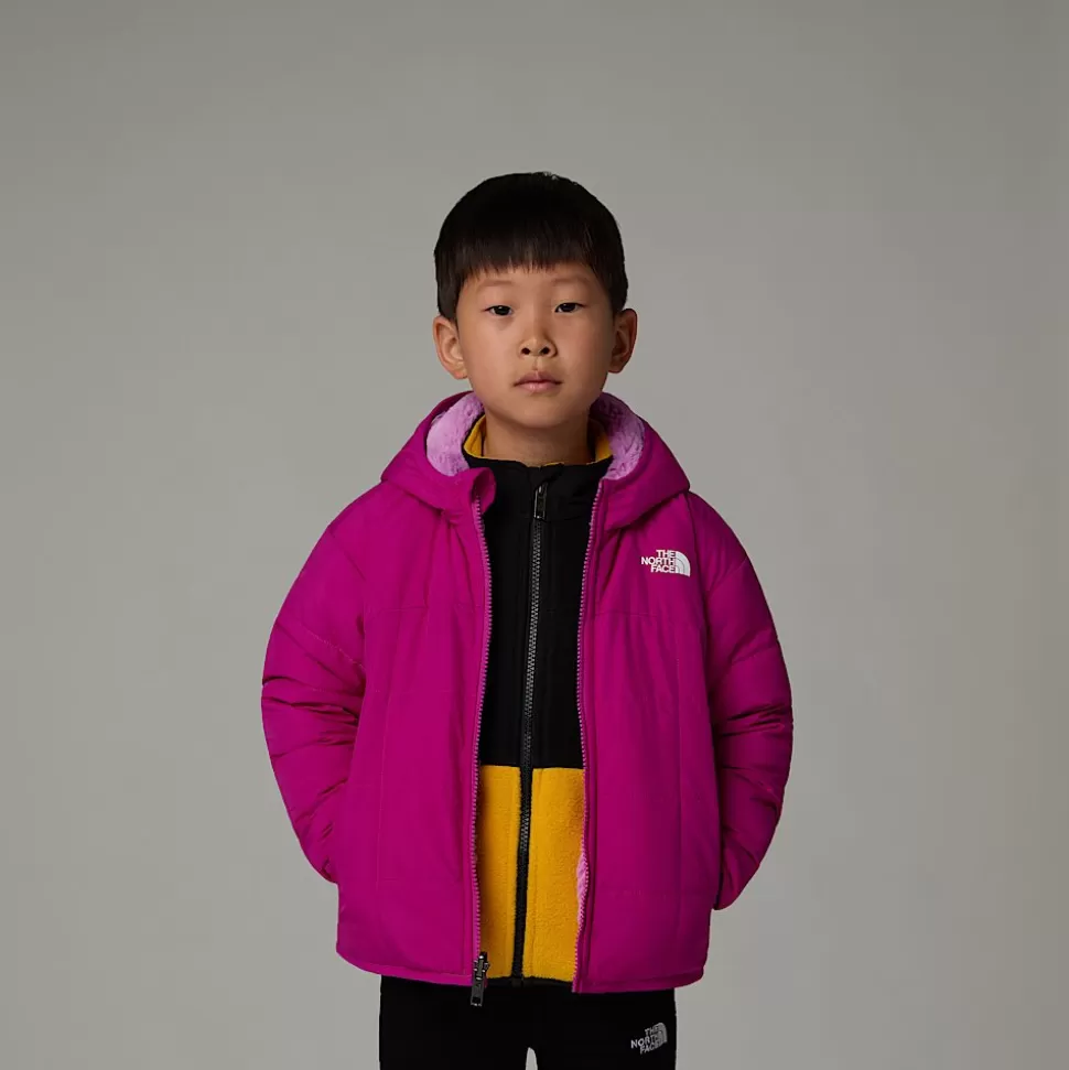 The North Face Chaqueta Reversible Con Capucha Y Cremallera Integral Shasta Para Niños Deep Mulberry Shop