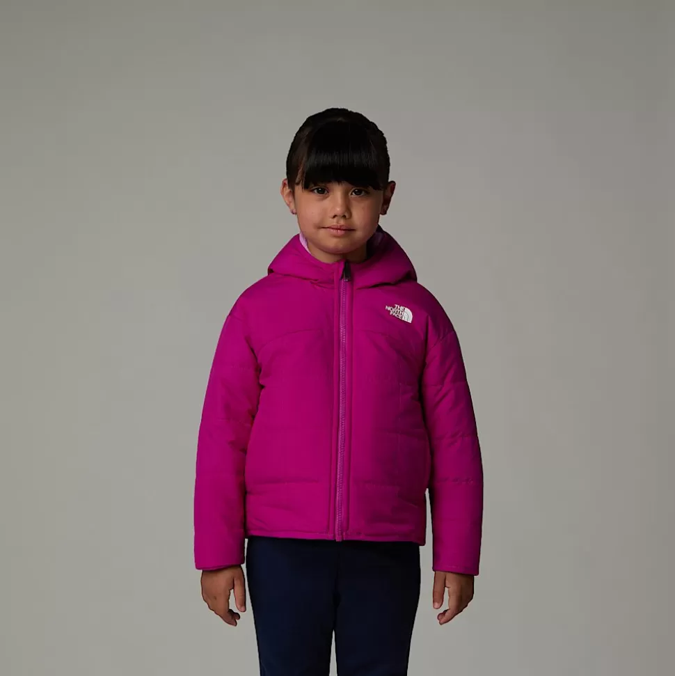 The North Face Chaqueta Reversible Con Capucha Y Cremallera Integral Shasta Para Niños Deep Mulberry Shop