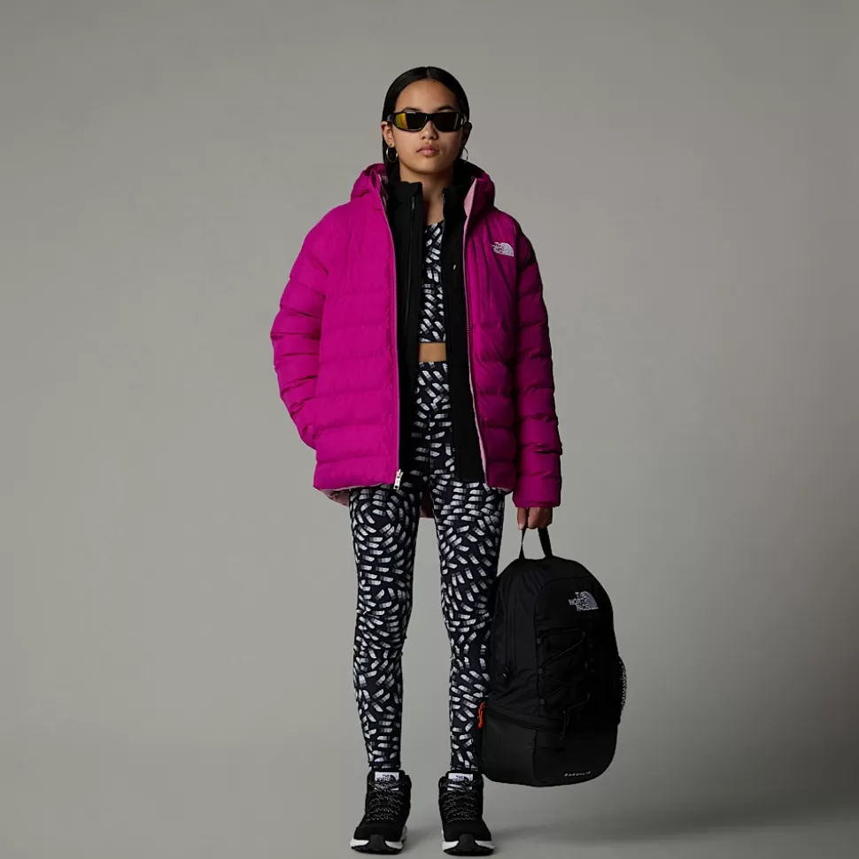 The North Face Chaqueta Reversible Perrito Para Niña Deep Mulberry Cheap