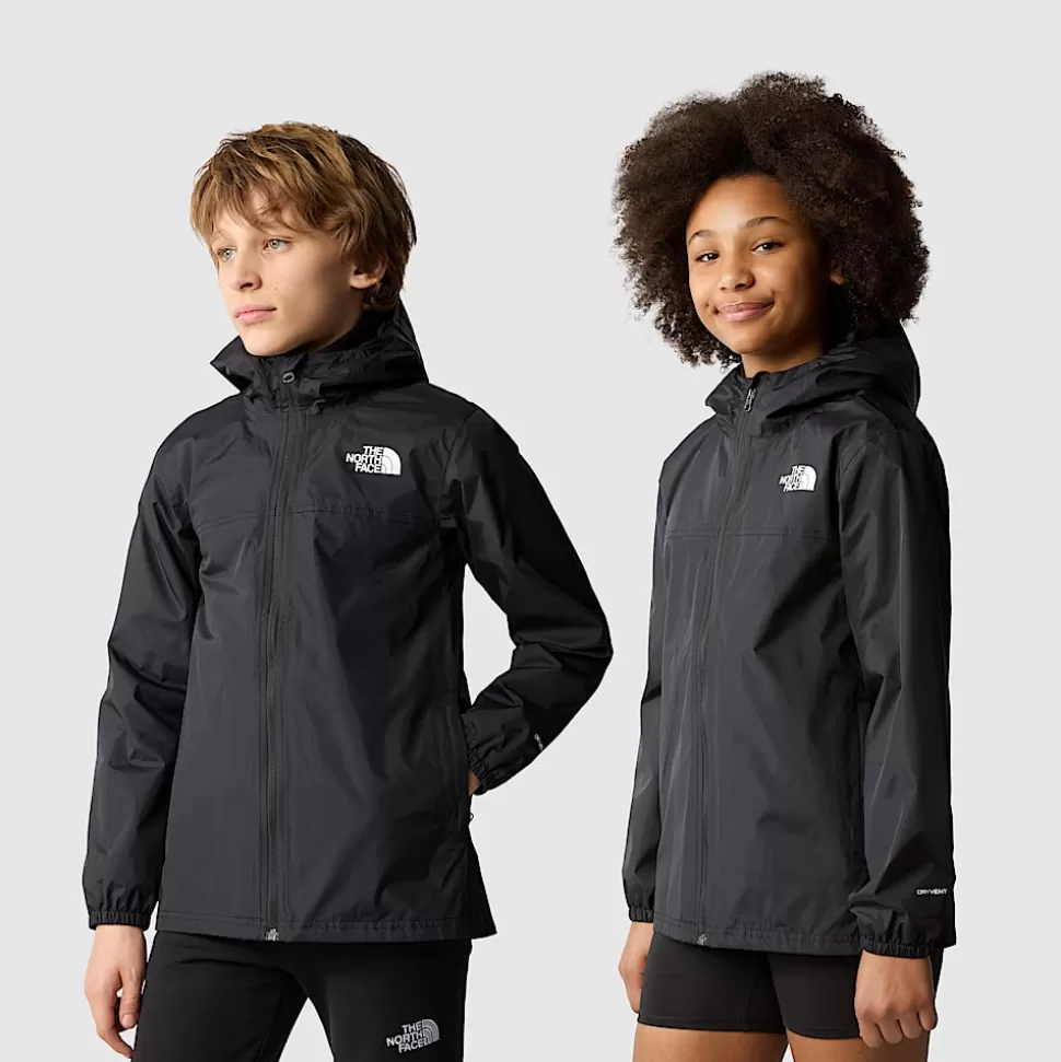 The North Face Chaqueta Shell Rainwear Para Jóvenes TNF Black Flash Sale