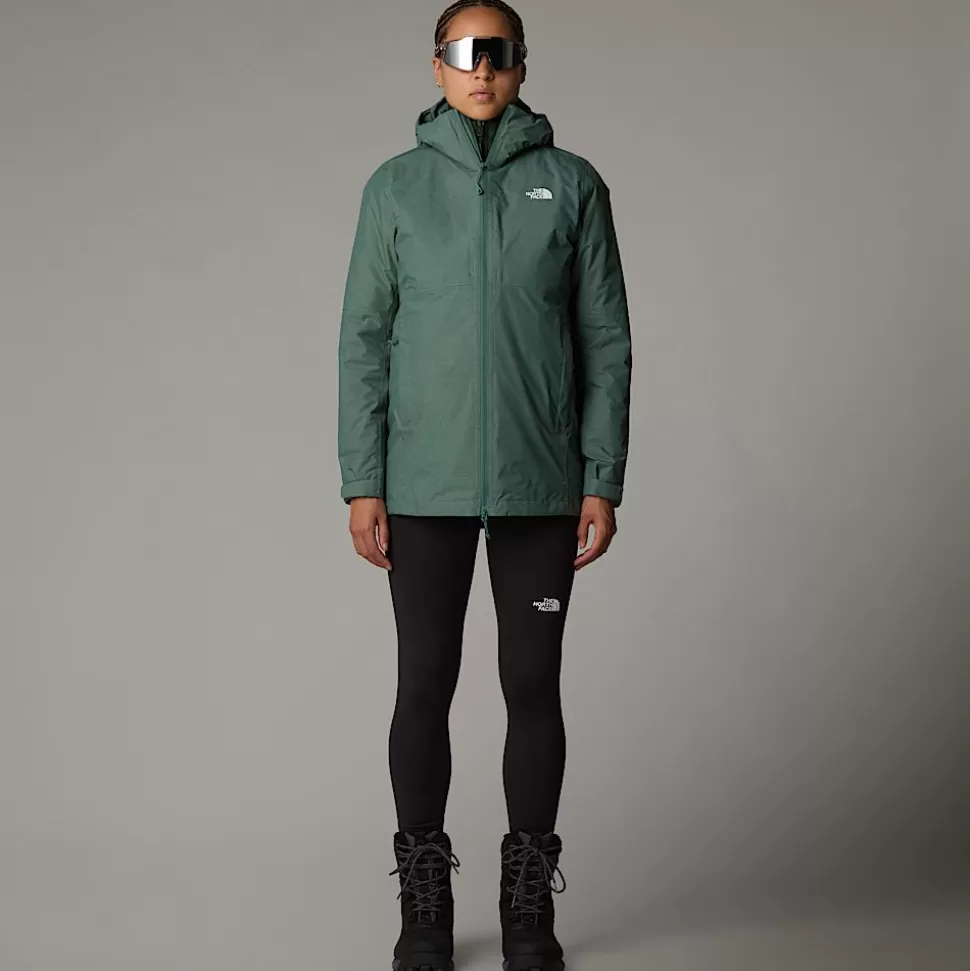 The North Face Chaqueta Triclimate Hikesteller Para Mujer Dark Sage White Heather-Pine Needle-NPF Online
