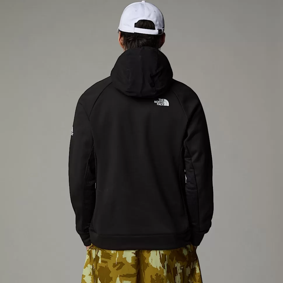 The North Face Forro Polar Con Capucha Y Cremallera De 1/4 Para Hombre TNF Black Store