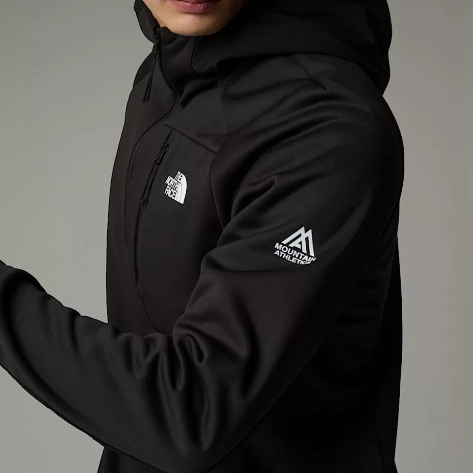 The North Face Forro Polar Con Capucha Y Cremallera De 1/4 Para Hombre TNF Black Store