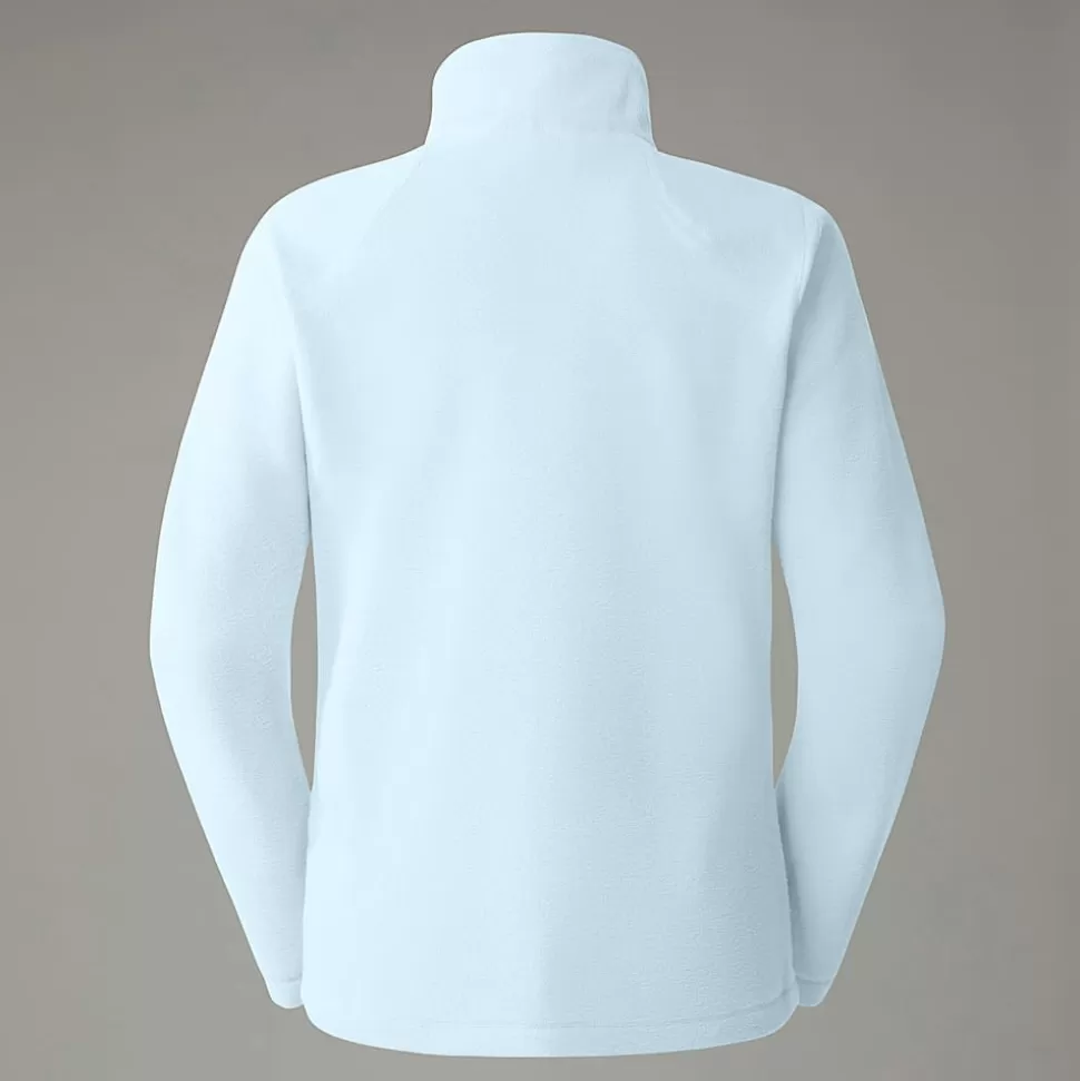 The North Face Forro Polar Con Cremallera De 1/4 Emilia Para Mujer ICE BLUE Hot