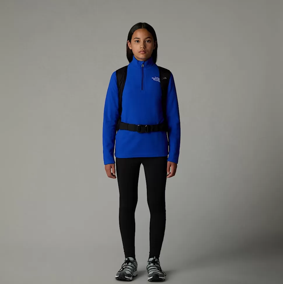 The North Face Forro Polar Con Cremallera De 1/4 Glacier Para Jóvenes TNF Blue Hot
