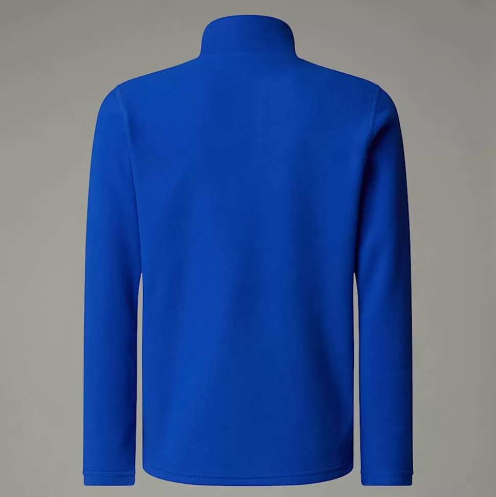 The North Face Forro Polar Con Cremallera De 1/4 Glacier Para Jóvenes TNF Blue Hot