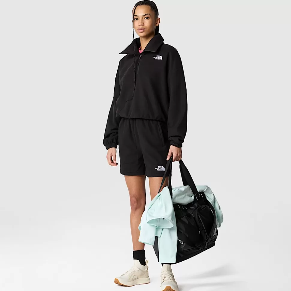 The North Face Forro Polar Con Cremallera De 1/4 Glacier Para Mujer TNF Black Fashion