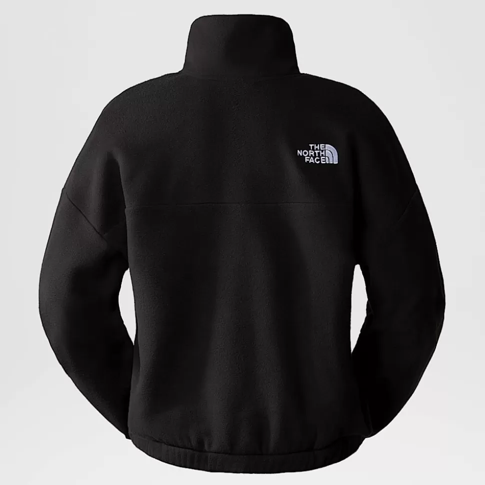 The North Face Forro Polar Con Cremallera De 1/4 Glacier Para Mujer TNF Black Fashion