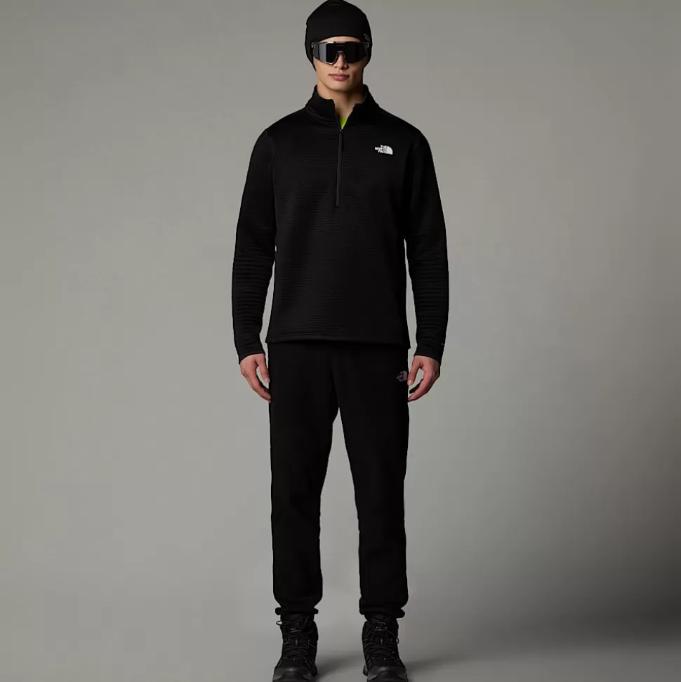 The North Face Forro Polar Con Cremallera De 1/4 Vertical Thermal Para Hombre TNF Black Best