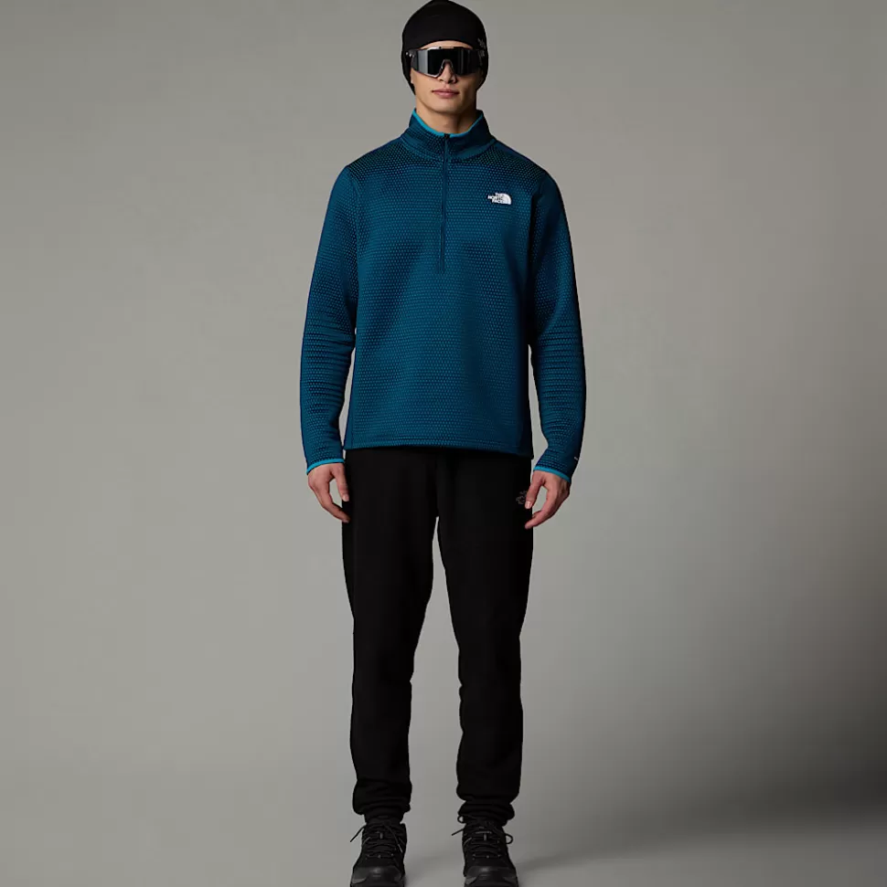 The North Face Forro Polar Con Cremallera De 1/4 Vertical Thermal Para Hombre Midnight Petrol Clearance