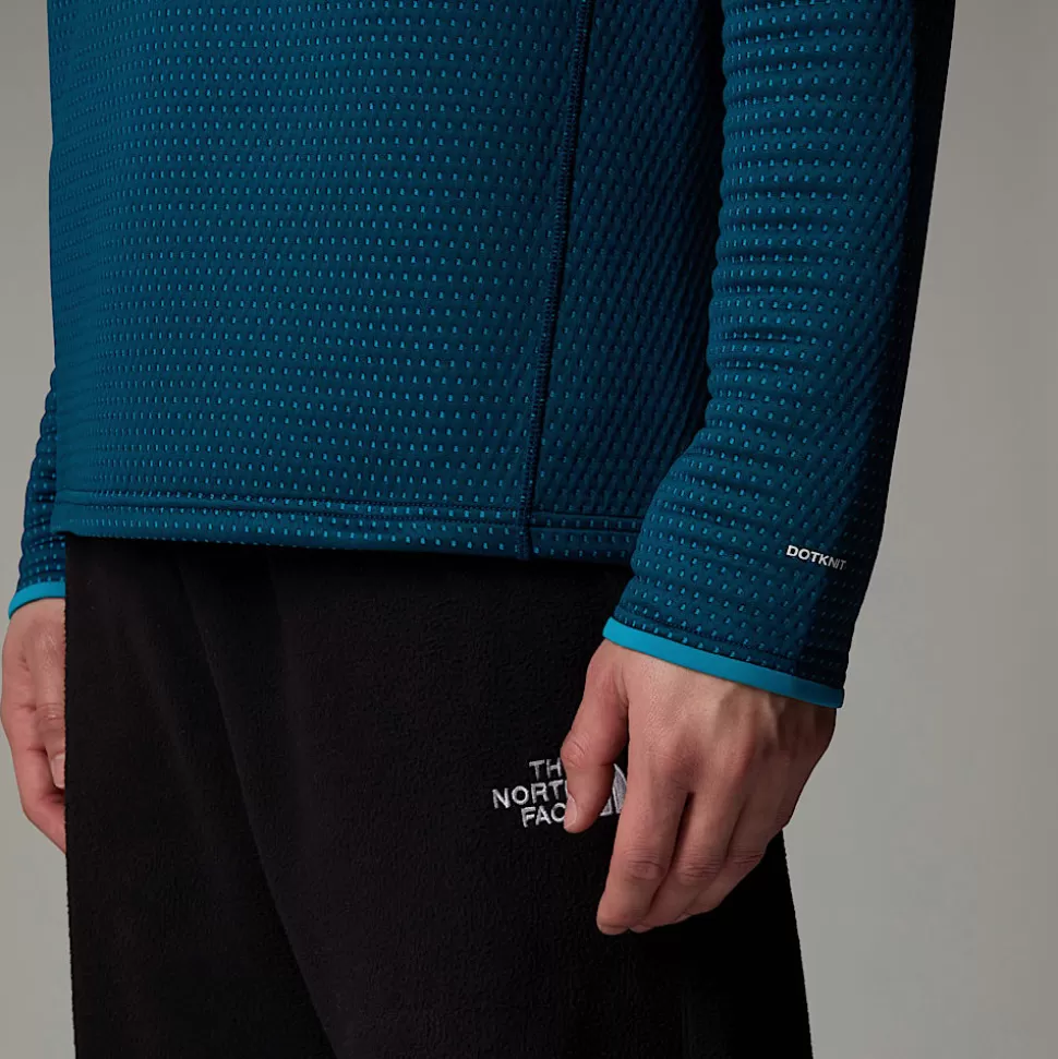 The North Face Forro Polar Con Cremallera De 1/4 Vertical Thermal Para Hombre Midnight Petrol Clearance