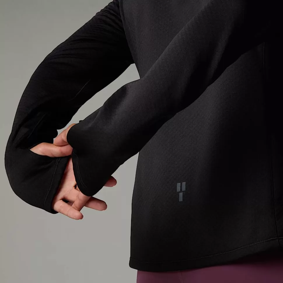 The North Face Forro Polar Con Cremallera De 1/4 Winter Warm Para Mujer TNF Black Hot