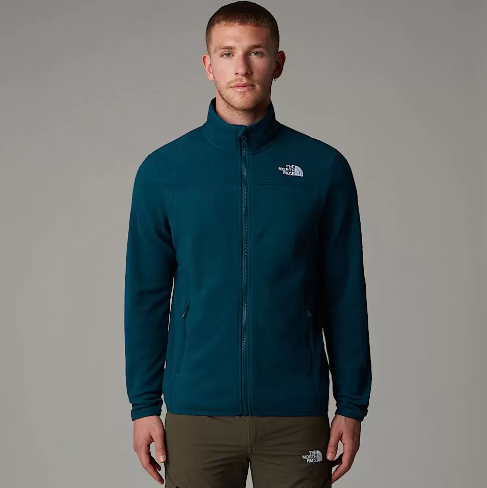 The North Face Forro Polar Con Cremallera Integral 100 Glacier Para Hombre Midnight Petrol Best