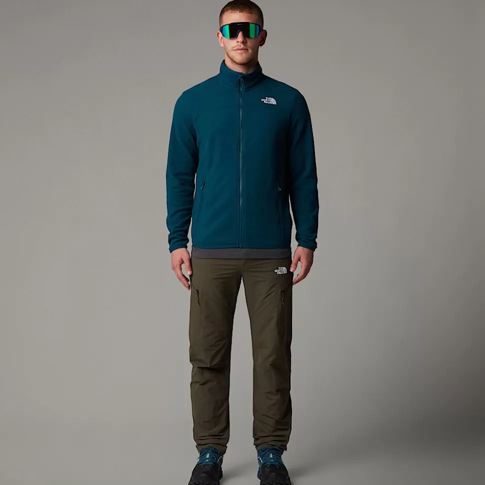 The North Face Forro Polar Con Cremallera Integral 100 Glacier Para Hombre Midnight Petrol Best