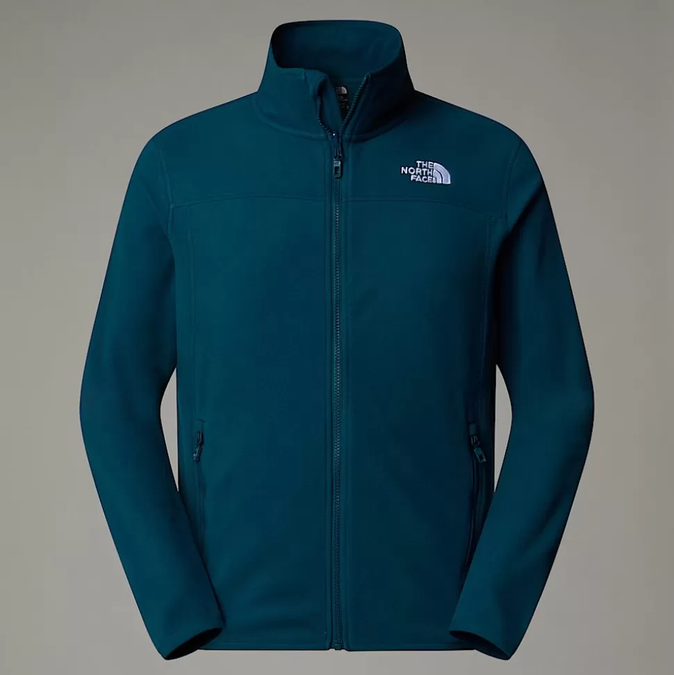 The North Face Forro Polar Con Cremallera Integral 100 Glacier Para Hombre Midnight Petrol Best