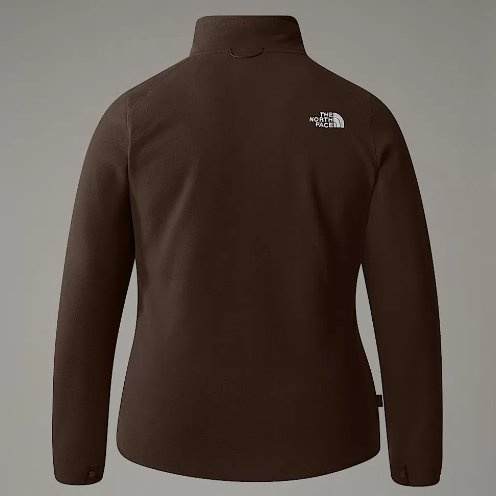 The North Face Forro Polar Con Cremallera Integral Glacier 100 De Talla Grande Para Mujer Smokey Brown Best Sale