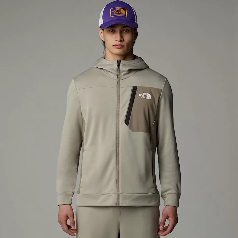 The North Face Forro Polar Con Cremallera Integral Para Hombre CLAY GREY/CAVERN GREY New