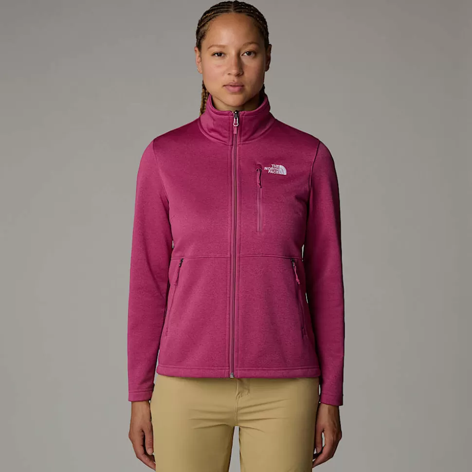 The North Face Forro Polar Con Cremallera Integral Resolve Para Mujer Red Violet Dark Heather Best
