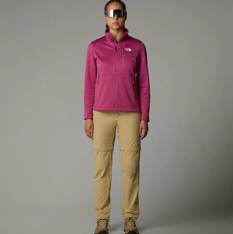 The North Face Forro Polar Con Cremallera Integral Resolve Para Mujer Red Violet Dark Heather Best